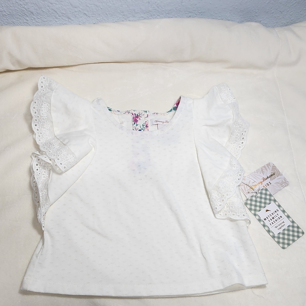 Tommy Bahama Girl Blouse Size 4